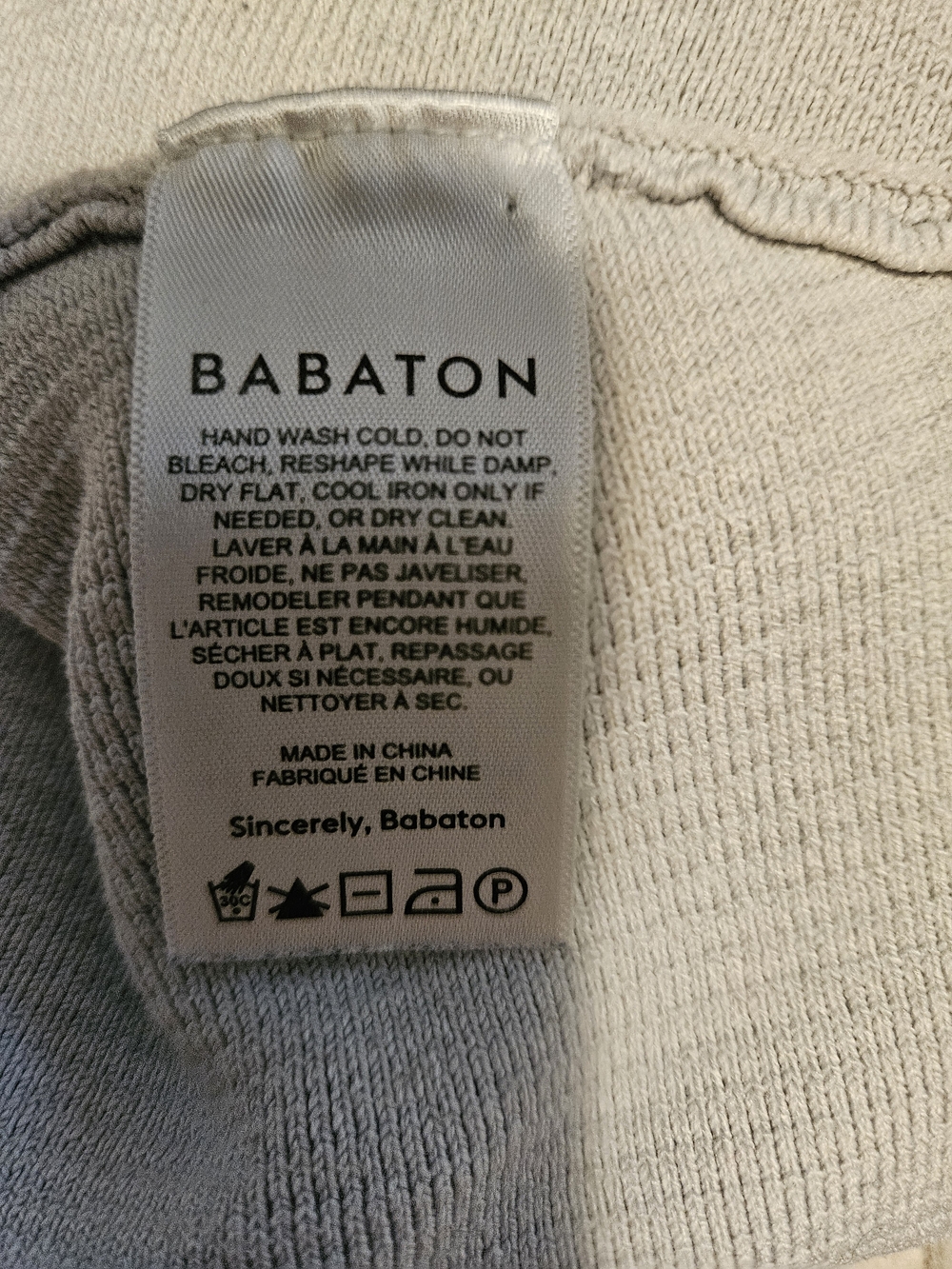 Babaton Ribbed Cropped Tank Top Size Medium - Picture 4 of 5